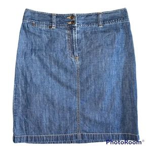 Ann Taylor Denim Skirt Size 4